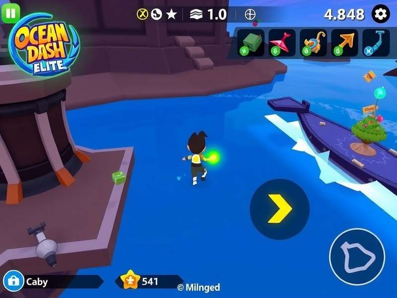Ocean Dash Elite Gameplay Screenshot
