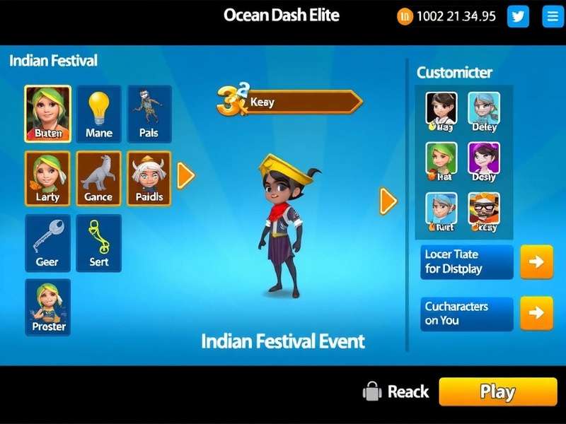 Ocean Dash Elite Character Customization